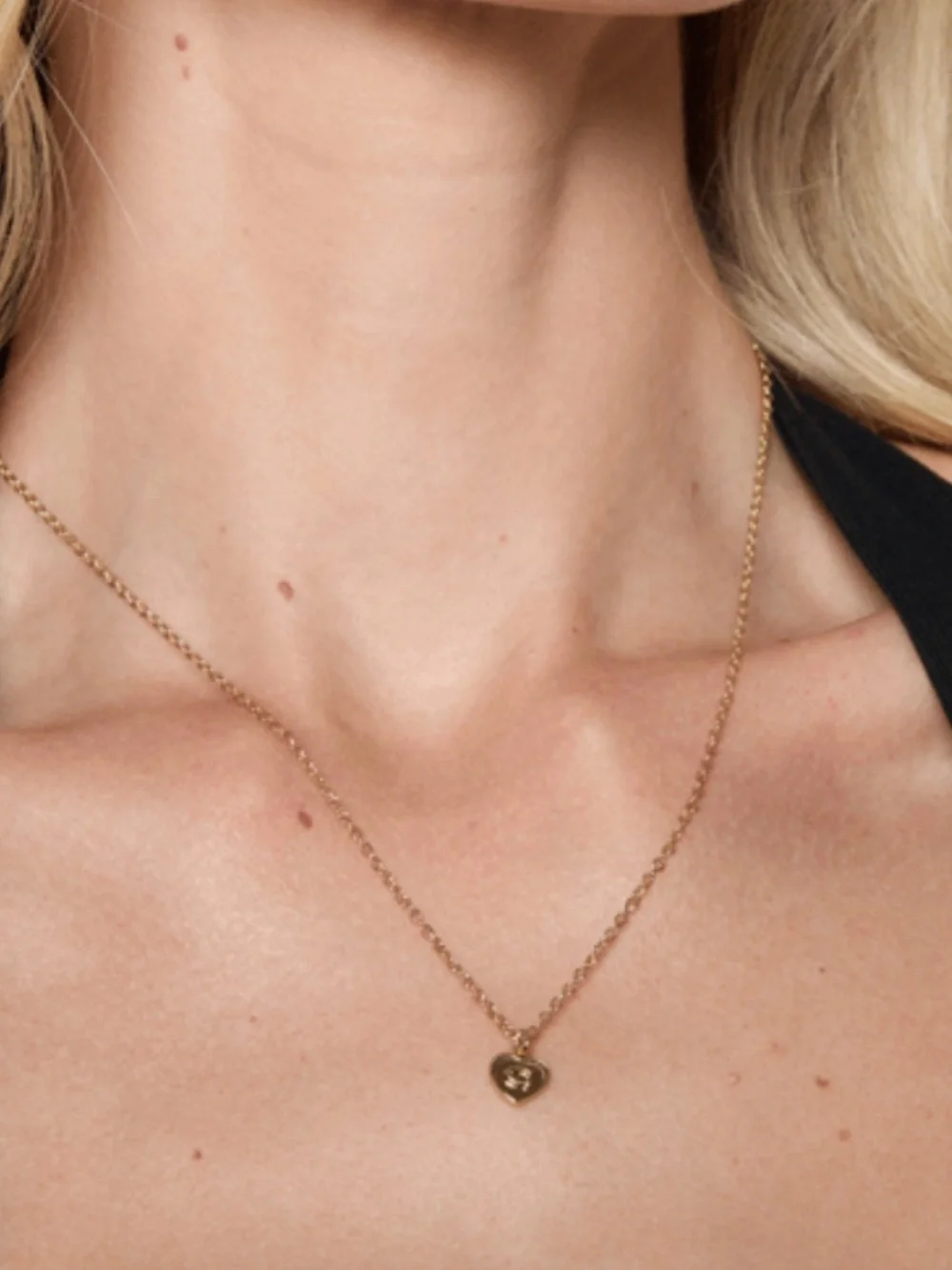 Coach Gold Heart Charm Necklace - Picture 6 of 7